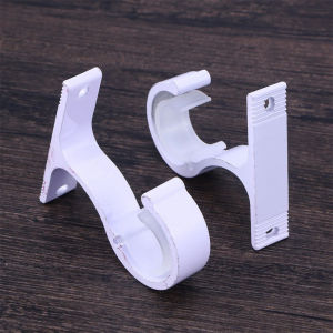 Curtain Rod Aluminum Alloy Thickened Single Bracket Top Mounting Bracket Roman Rod Top Assembly Hook Support Base
