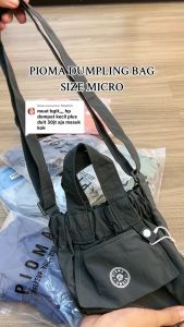 DUMPLING BAG / TAS SELEMPANG DUMPLING PIOMA MICRO DUMPLING BAG SIZE MICRO Tas Selempang Barang Kasual Dumpling Bag Bahan Nylon Ukuran Mikro Untuk Penggunaan Sehari-Hari - Lazada