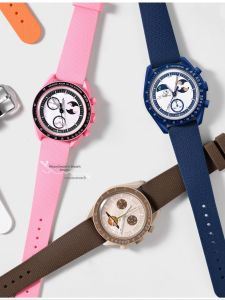 WANSHILI | Swatch x Snoopy Collaborative Watch Band Moonlight Gold Meteorite Texture
