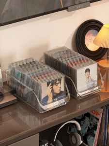 AOQILA | Storage and Display Stand for CDs Vinyl Records and Tapes
