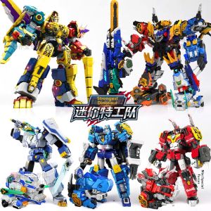 MINI FORCE | Animated Series 8 Dinosaur Robot Transformer Toys for Boys