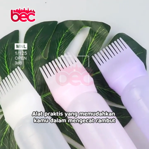 [BEC] Botol Wadah Pewarna Rambut Alat Cat Rambut Aplikator Cat Sisir Botol Aplikator Hair Oil Alat Semir Rambut