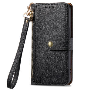 Oppo A3pro A5 Flip Cover Full Protection Anti-Fall Crossbody Lanyard Fashionable Business Simple Style Handmade Leather