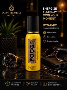 FOGG Body Spray Perfume Fragrance Long Lasting For Men 120ml Royal Spicy & Warm Dynamic Citrus & Energetic