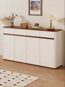 Full Wood Modern Entryway Shoe Storage Cabinet