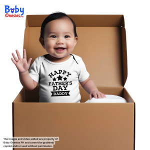 Baby Onesies PH My First Father’s Day Baby Bodysuit Gift for Dad from Baby Soft Cotton Infant Clothes 0-12 Months