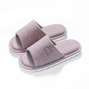 Womens New 2025 Slippers Linen Cotton Breathable Anti-Odor Indoor Home Anti-Slip Silent Soft Bottom Comfortable Home Slippers