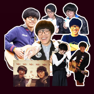 Frog Sticker Fang Daitong Retro Decorative Mobile Phone High Aesthetic Notebook Sticker Hong Kong Taiwan Musician