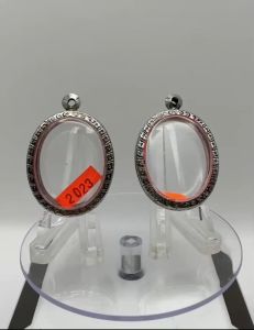 2023 หนา/บาง ตลับพระ กรอบพระสแตนเลสลายไทย ล็อกเก็ต (เหรียญวงรี) เนื้อว่าน ขนาดวงใน 3.15*3.85 ซม. ขนาดใส่สวย 2.8*3.5 ซม