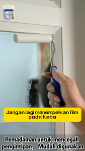 Cat Pelapis Kaca Jendela Buram Tidak Tembus Pandang 300gr - Frosted Glass paint Sunblast - Stiker Kaca Film Buram Sandblast