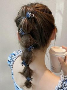 Delicate Small Hair Clip Rhinestone Fixed Hair Side Bangs Hair Clip Alloy Silver Gold Plated Korean Style Fresh out Fashion Accessory