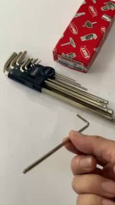 [Freeship+quà tặng 19k] Chìa vặn lục giác chữ L 3mm đầu bi TL-3 Eight Nhật tháo lắp ốc chìm tại Máy NTT hiệu quả lâu dài độ bền cao