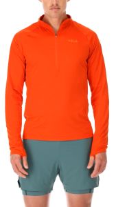 RAB Mens Sonic LS Zip - Lightweight, Quick-Wicking, Breathable - Regular Fit - Motiv™ Aero Fabric with Odour Control Treatment