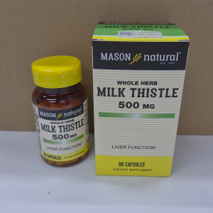 Viên uống hỗ trợ bảo vệ gan Milk Thistle 500mg hộp 60 viên
