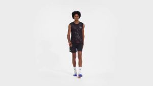 Adidas เสื้อเทนนิสแขนกุดผู้ชาย Melbourne Tennis Sleeveless Tee | Black ( HT7216 )