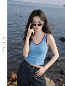 YOUXIANG | Áo Thun Dạng Quây Mặc Trong và Ngoài cho Mùa Hè
