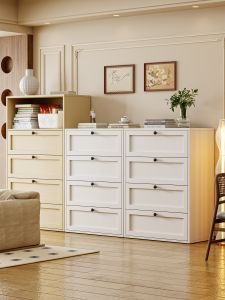 DIBIOU | Steel Multi Drawer Storage Cabinet for Home Easy Installation Sturdy Construction Simple Modern Design Space Saving Wall Mounted Organizer for Living Room Bedroom