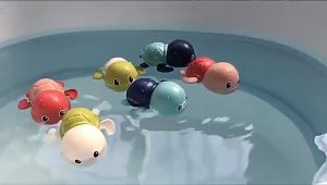 Mainan mandi bayi anak Baby Ikan Paus & Bebek & Kura Kura & Kepiting & Katak / Mainan Tanpa Bateray MURAH