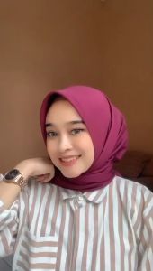 Azara Kerudung Polos Jilbab Segi Empat Hijab Daily Voal Paris Premium
