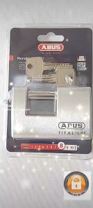 Khóa cầu ngang ABUS 98TI/90 thân TITALIUM rộng 90mm - BH 5 NĂM