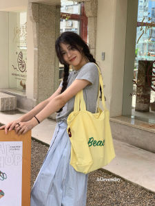 Greenday Dây Rút Túi Đeo Vai Nylon Dung Tích Lớn Xuân Hè Phong Cách Mới Thoải Mái Túi Tote Đi Lại Nữ Phong Cách Hàn Quốc
