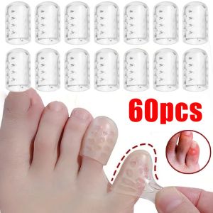 1//20/40/60Pcs Silicone Toe Caps Anti-Friction Breathable Toe Protector Prevents Blisters Toe Caps Cover Protectors Foot Care