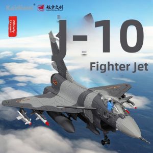Simulative Parade J-10 Fighter Model Collection Decorative Gift