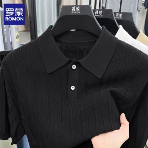ROMON | Summer Cool Feeling Knit Polo Shirt
