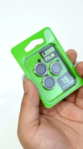 For iPhone 17 | 17 Air | 17 Pro max Quick Stick GP CD Alloy Camera Lens Glass Protector