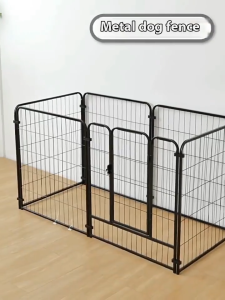 Dog Fence Indoor Dog Playpen Pet Playpen Easy Assemble Pen Fence Dog Cage