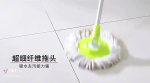 DAILYGO Spinning Mop Handle Replacement Floor 360 Degree Rotating Cleaning Mop Head (no bucket)