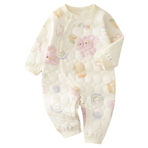 Bộ Đồ Lót Cotton Dày Cho Bé Mùa Thu Đông Chống Gió Ấm Áp Cho Bé Mới Biết Đi Đồ Lót Trẻ Em Đồ Lót Trẻ Em Mùa Đông