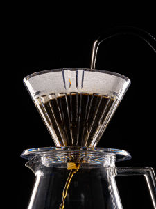 กรองกาแฟแบบหยดเร็ว Timemore Resin Ice Eyes V60 สำหรับเครื่องต้มกาแฟแบบอเมริกัน พร้อมกระดาษกรอง ชุดเครื่องมือต้มกาแฟแบบมืออาชีพ