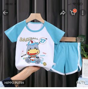 Set kaos anak cewe cowo motif karakter/kaos anak laki-laki dan perempuan untuk usia 6 bln s/ d 5 th