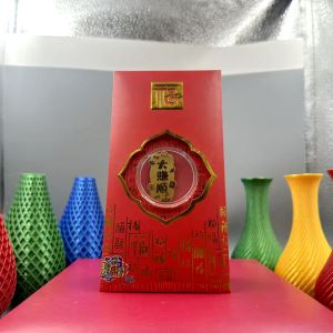 Creative Gold Phone Stickers Wealth Attraction Red Envelope Design Full Gold 999 Gold Sheet Mobile Phone Decals Gifts