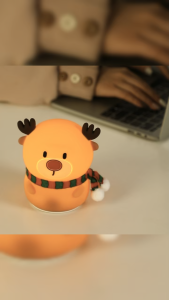 Elk Silicone LampPatting Lamp Luminous Toy Bedroom Bedlight Night Market Night Light