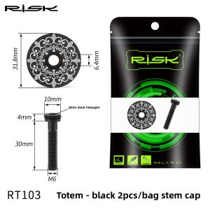 28.6mm Titanium Bike Headset Cap for MTB Road Bicycle Fork Top Cover Screw Stem Cap High Strength Corrosion Resistant