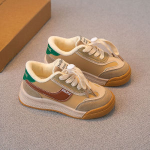 Childrens Sport Shoes 2024 Spring Autumn Style Boys Girls Low Help Board Shoes Single Shoes Middle Large Children Dad Shoes