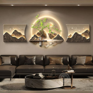 RUIBAHAO | Luxury Aesthetics Decorative Wall Painting Green Plants in Vase