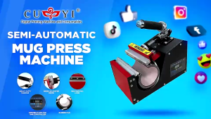 CUYI Mug Press Machine || Digital Mug Press Machine || Automatic Mug Press for Mugs and Sports Jug