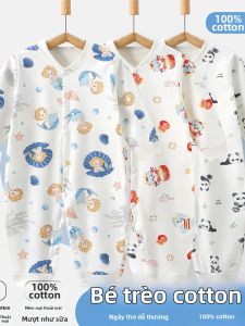 Spring Autumn Newborn Long Sleeve Onesie Cotton