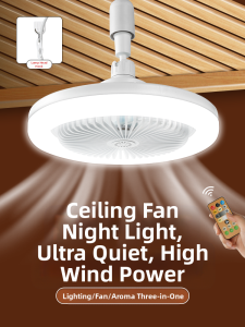SUIYI | Student Dormitory Ceiling Fan Light Bed Curtain Lamp Multi-Functional Remote Control Reading Lamp with Mosquito Net
