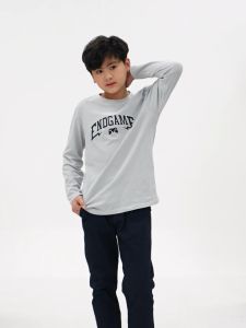 [Áo thun BT dài tay 01 711] Áo thun dài tay cho bé trai BIGFOX MISS MEOW size đại vải cotton mùa thu đông in đẹp cỡ 71115 tuổi 30kg 50kg
