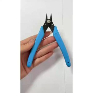 NJBLZQ Hand Tool Pliers Diagonal Cutting Pliers Blue/Black Electrical Wire Cable Cutters Cutting Side Snips Flush Pliers