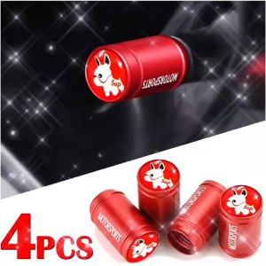 จุกปิดลมยาง ฝาปิดจุกเติมลม จุกลมยาง จักรยาน มอเตอร์ไซด์ รถยนต์ รุ่น DG สีเเดง