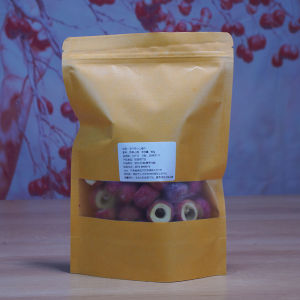 Frozen Dry Hawthorn 90g Bag Whole Not Sweetened Water Soak Tea Leaves No Seed Hollow Center Hawthorn Dry Snack from Henan China