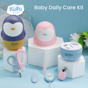 KURU Nail Care Manicure Set 5in1 Perawatan Gunting Kuku Bayi Set Untuk Anak Baby