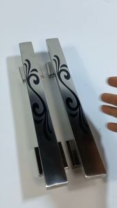 paket untuk pintu depan daun pintu2 model kupu tarung lengkap body kunci dan 4buah handle pilihan panjang 33cm 45cmd aan 60cm bahan stainless