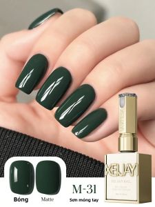 Gel Sơn Móng Tay Màu Xanh Quân Đội Mùa Thu Đông Lâu Trôi 15ml Màu Trắng Tinh Khiết Đa Năng Thích Hợp Cho Làm Móng Tại Nhà Chất Liệu Acrylate/Carbamate Copolymer
