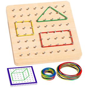XIAOWANDOU | Bảng Hình Học Montessori cho Mầm Non và Lớp 1-2